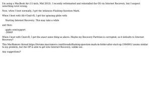 Apple: Unable to enter Recovery Mode -2006F