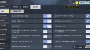 COD Mobile BEST Settings, Sensitivity, Basic
