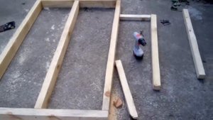 Сделать собачью будку своими руками. Build a doghouse. frame Part 2. Стены. Каркас