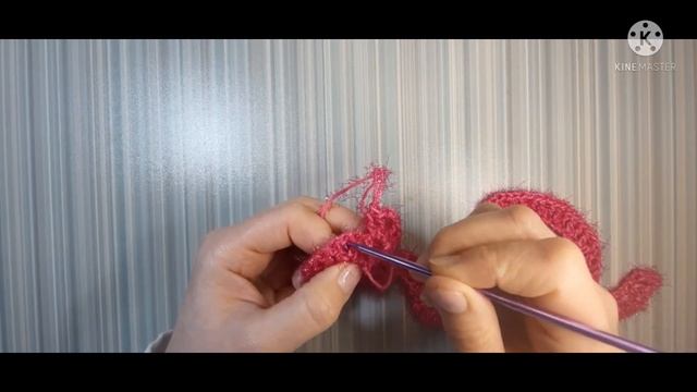 ? ҮЛКЕН ГҮЛ крючокпен тоқу картинаға  / улкен гул току / обьёмная роза крючком
