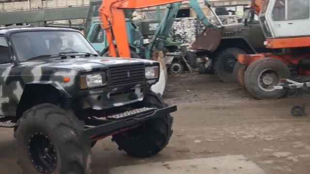 Вездеход,"МАРС 6/2" Семёрчка" выезд после покраски смотреть онлайн