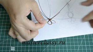 Как сплести подвеску-кулон ключ из проволоки. Плетение Wire Wrap