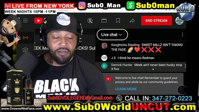 MEEK MILL vs AKADEMICKS! Sub 0 Black urban news 659