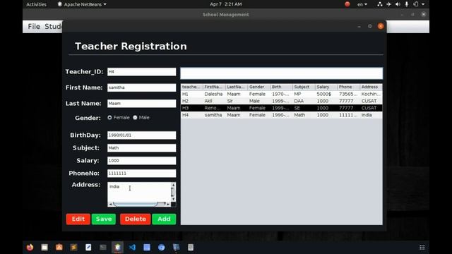 Student Management System In Java Netbeans MySQL Database (Source Code) and SRS plus Report смотреть онлайн