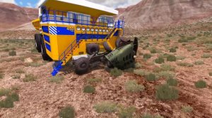 Belaz 75710 Truck Crushing Car #2 - BeamNG.drive