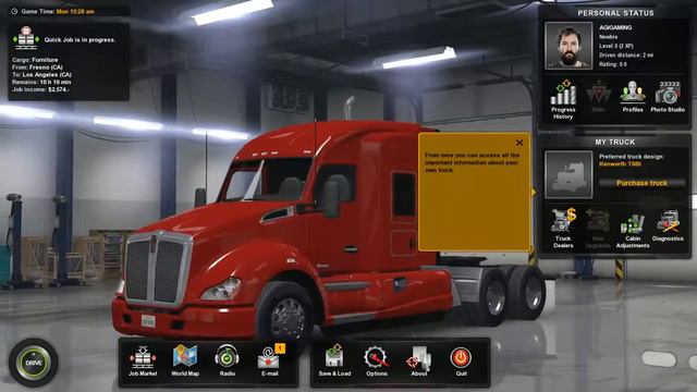 GT730 : American Truck Simulator Demo смотреть онлайн