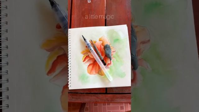 #акварель #художник #рисование #онлайнрисование #живопись #урокирисования