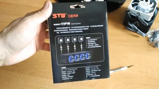 Вентиляторы ALSEYE и контроллер скорости вращения вентиляторов STW-6002 с Aliexpress смотреть онлайн