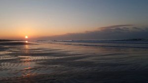 Relaxing Sunset video from De Haan in Belgium