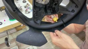 Перетяжка руля Лада Веста с перфорацией