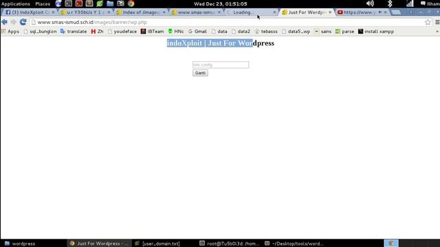 Wordpress Config Grabber and auto Deface смотреть онлайн