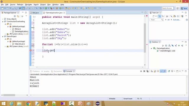 ArrayList in Java || hindi