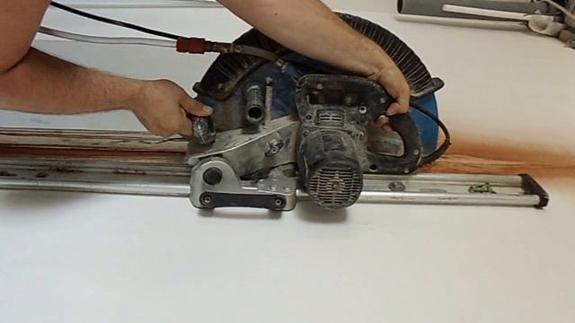 Резка проема электрической ручной стенорезной пилой EAZY SAW 210 смотреть онлайн