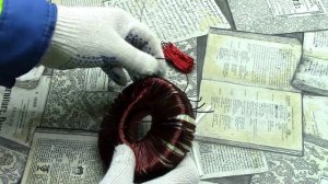 МЕДЬ в тороидальном трансформаторе найдена!