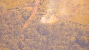 Ещё одно видео уничтожения САУ AHS "Krab" в рай Купянска/Destruction of the AFU AHS "Krab"