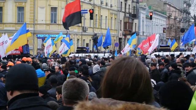 1 грудня 2013 народне віче // 1st of december 2013 Kiev meeting смотреть онлайн