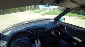 ДЕРЗКО ЕДУ НА ВАЗ 2114 - ВИД ОТ ПЕРВОГО ЛИЦА!