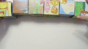 Кубики из картона "Сделай сам. Собери сказку!", 6 сказок, издательство "Улыбка"