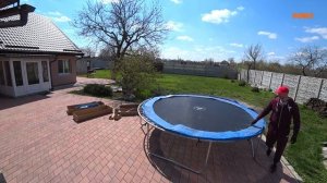 Установка батута. ATLETO