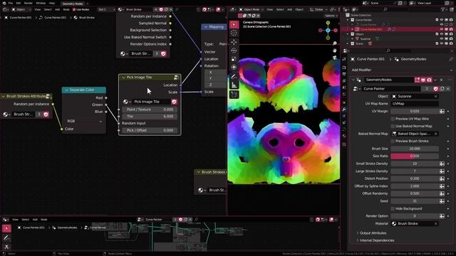 Painting Brush Strokes With Geometry Nodes In Blender