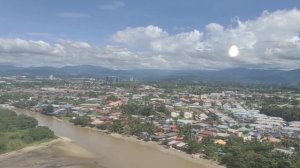 Malaysia Airline Kota Kinabalu Sky View- landing. Kota Kinabalu Airport International Airport