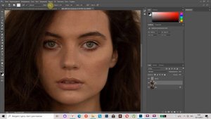 Частотное разложение кожи в фотошопе