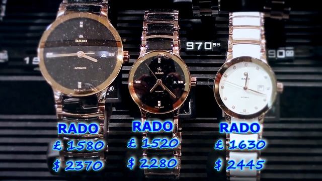 London. Обзор цен на часы известных марок. смотреть онлайн