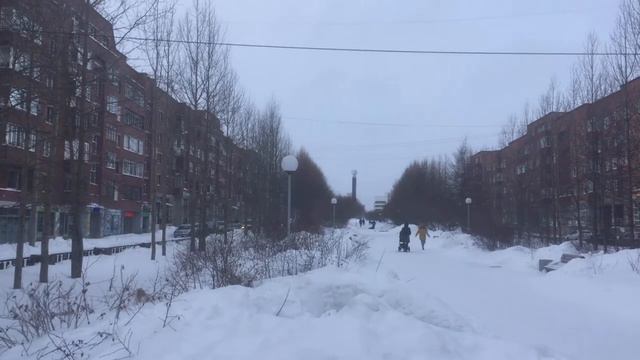 город Оленегорск, март 2022