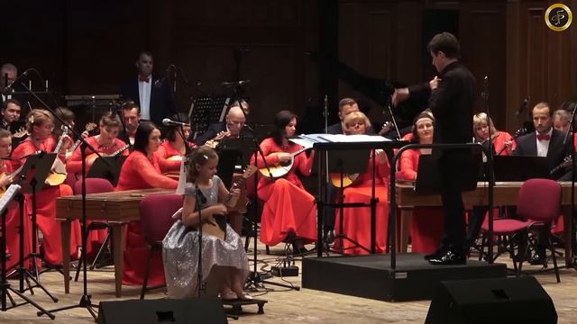 Anastasia Tyurina - balalaika (10yo) A. Tsygankov "Holiday" смотреть онлайн