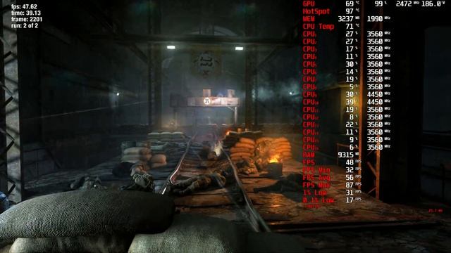 Metro 2033 Redux 2k,1440p benchmark r7 5800X3D,RX 6700 XT PhysX смотреть онлайн