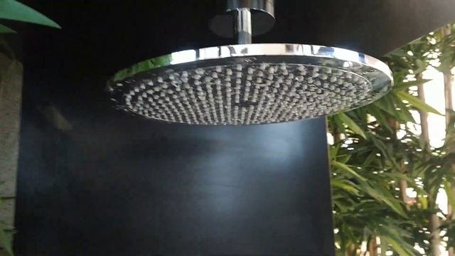 Germany Testing Hansgrohe Axor PowderRain тестирование верхний душ с ефектом дождя