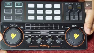 Maono MaonoCaster Lite AU-AM200 Professional Live Sound Card Audio Interface