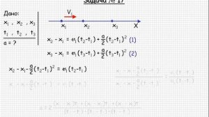 18  Механика  Прямолинейное равномерное и равнопеременное движение  Задача 17
