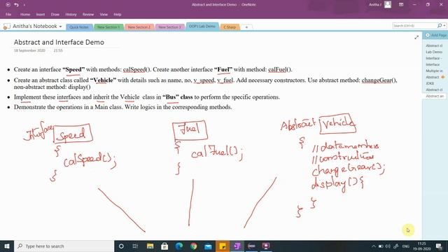 Abstract Class and Interface in Java смотреть онлайн