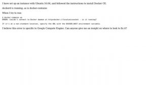DevOps & SysAdmins: Using docker-compose on Google Compute Engine