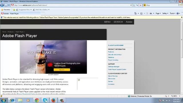 Adobe Flash Player Test смотреть онлайн