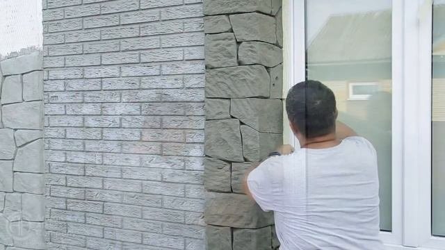 Отделка фасада дома под камень самому, дёшево и надёжно!