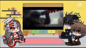 Gacha Club : react to Godzilla & Kong vs MechaGodzilla ( Godzilla vs Kong )