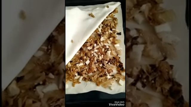 КАПУСТНЫЙ ПИРОГ из слоёного теста. Что приготовить из слоёного теста. Быстро и вкусно. смотреть онлайн