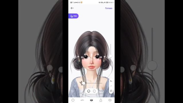 тутор на моё лицо в зепето!!!!! Для того что бы научиться делать красивое лицо в зепето:)