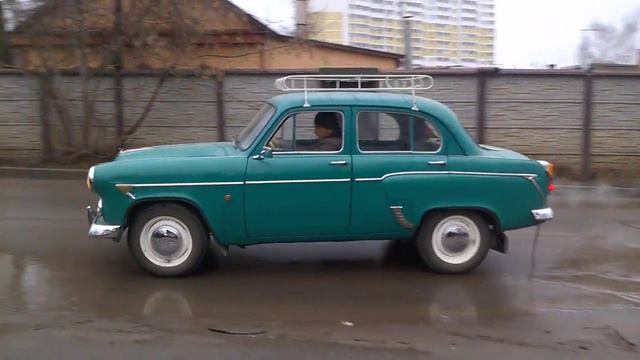 москвич 407 1961 г  пробный зимний выезд 06 01 2018