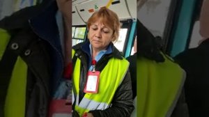 Контролёр-ревизор без формы и нагрудного знака на линии.. 17.06.2022