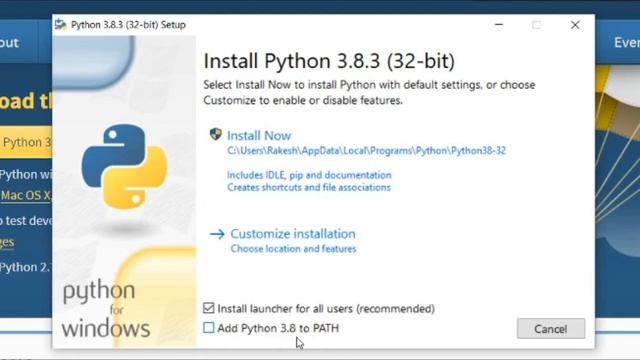 How to Download and Install Latest version of Python (Python 3.8) : Step by Step Demonstration