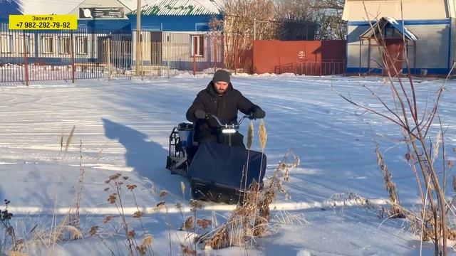 Новый модуль-толкач для мотобуксировщиков Draxter! смотреть онлайн