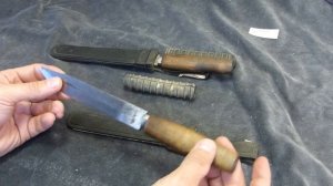 Финка  РККА, НКВД Клеймо «Завод «Труд» поселок Вача»