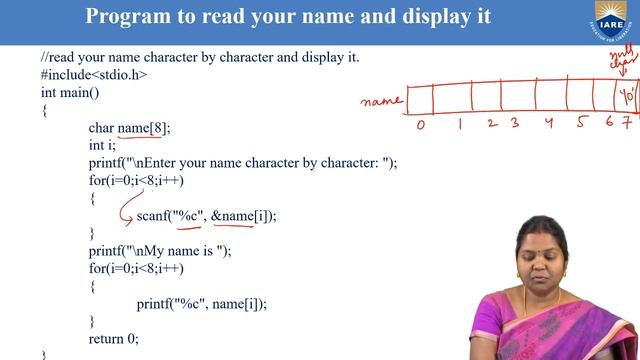 Introduction to array, declaration, initialization, accessing elements of an array by Ms.B Padmaja