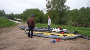 Эпизод 18. Продолжаем процесс сборки байдарок. Надувная байдарка Stream Хатанга Expedition