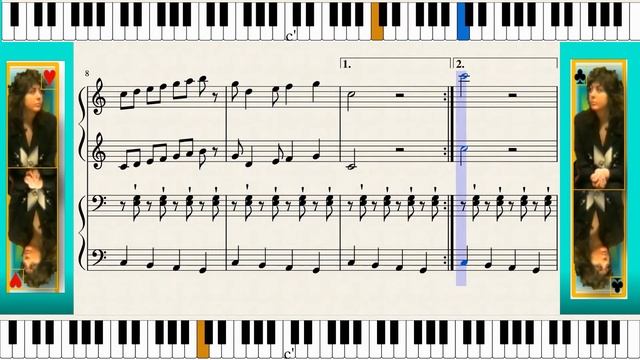 Игра в 4 руки на фортепиано. Ансамбль смотреть онлайн