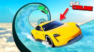 Эта машина лучше и быстрее Теслы..? ЗИМНИЙ ДРИФТ НА ЭЛЕКТРО ТАЧКАХ В GTA 5 ONLINE (Porsche Taycan)