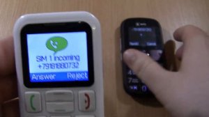 Incoming call & Outgoing call at the Same Time Fly Ezzy 5 White +МТС 268